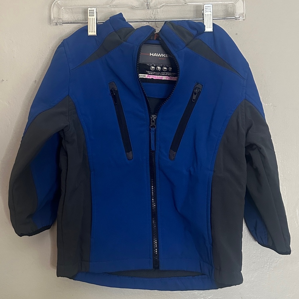 Hawke & Co Blue and Black Performance Jacket
